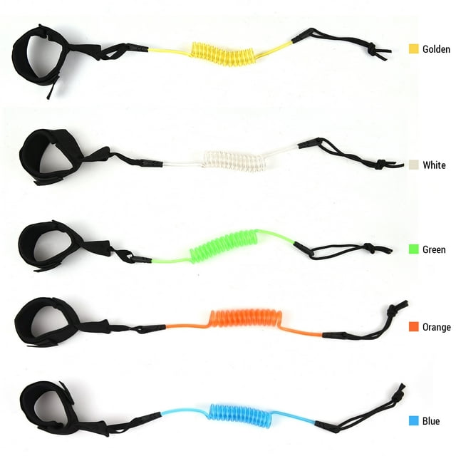 Surfboard Leash,Xinzy Stand Paddle 4ft/1.2m Stand- Coiled Rope 1.2m/ 4ft Coiled Paddle Ankle Rope Safety Stand- Twirltide Paddle Twirltide Paddle Rope Twirltide Coiled Ankle Outdoor 1.2m/