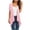 Pink, variant on Women Tops Women Casual Solid Short Sleeve Cardigans Drape Open Front Lightweight Summer High Low Hem Tops with Pocket