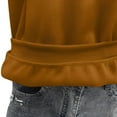 thumbnail image 6 of Sweaters For Women Casual Fleece Turtleneck Reverse Seam Fuzzy Crop Pullover Sweatshirt 2Xl Womens Sweaters, 6 of 6