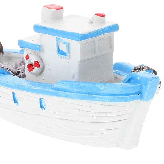 GOOHOCHY Small Nautical Sailboat Desk Ornament, Boat Decor for Office, Beach House, Home Decoration