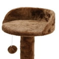 thumbnail image 6 of ZENY 53" Cat Tree Multi-Levels Condos Scratching Post Tower Play House, Brown, 6 of 11