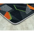 thumbnail image 2 of Joy Carpets Kid Essentials Indoor Makerspace / Learning Commons / Teen Rectangle Stealth 5'4" x 7'8" Area Rug In Color Tangerine, 2 of 4