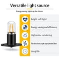 thumbnail image 5 of Ruiandsion E14 White LED Light Bulb, 1.5W 300LM 6000K Cool White, High Heat Resistant and Waterproof, for Microwave and Oven, AC 110-130V,Pack-1, 5 of 8