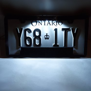 Krator White LED License Plate Light For Kawasaki Ninja ZX-6R, ZX6RR, ZX600, 600R