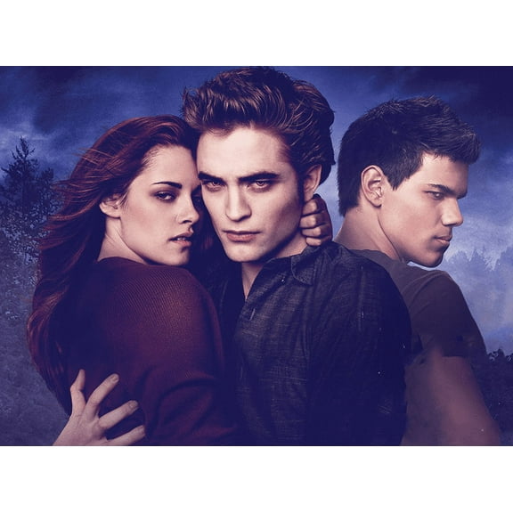 Twilight Saga Diamond Painting Kits for Adults Round Full Drill 5D DIY Diamond Art Kits Horror Movie Diamond Painting Kits Picture Art for Home Wall Decor 12x16 inch