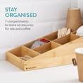 thumbnail image 3 of Organizador para Estación de Café Navaris de Bambú con 7 Compartimentos, 3 of 6