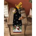 thumbnail image 4 of Table Runners 120 Inches Long Dress Scarves, Black Red Snowman Christmas Farmhouse Coffee/Dining/Kitchen Table Runner for Living Room, Xmas Tree Snowflake Winter 13x120 Inch, 4 of 7