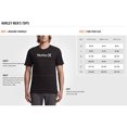 thumbnail image 2 of Hurley T-Shirt Noir Graphique en Jersey CVC pour Hommes Extreme Collection (Petit), 2 of 3