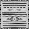 thumbnail image 1 of Ahgly Company Indoor Square Patterned Carbon Gray Area Rugs, 7' Square, 1 of 6