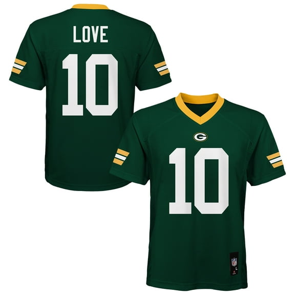 Preschool Outerstuff Jordan Love Green Green Bay Packers Replica Player Jersey