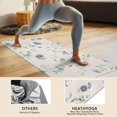 thumbnail image 4 of Pioneer Flower Floral Print Pattern Hot Yoga Mat Towel Non Slip for Hot Yoga - Quick-Drying Yoga Mat Cover with 4 Corner Pockets with Travel Bag - Hot Yoga Towel Non Slip 70"x26", 4 of 6