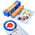 thumbnail image 2 of Yimiti Shuffleboard Curling Bowling 3 In 1 Board Games Tabletop Portable Family Game, 2 of 8