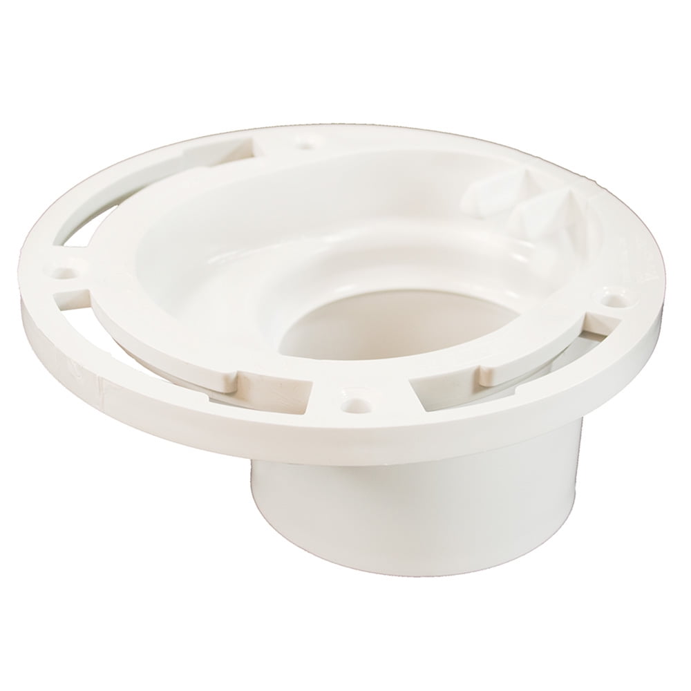 3" x 4" PVC FourWay Offset Closet Flange ,PartNo C54342 JonesStephens