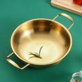 thumbnail image 3 of Stainless Steel Dutch Oven Dutch Oven Pot Cooking Pan in Pots and Pans Induction Pot Soup Pot Chargers (Gold, A) gold A, 3 of 5