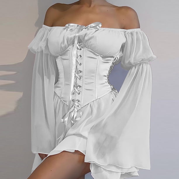 2025 Women White Graduation Dress Casual Summer Beach Dress Summer Corset Flowy Short Plus Size Slip Dress - Walmart.ca 2025 Women White Graduation Dress Casual Summer Beach Dress Summer Corset Flowy Short Plus Size Slip Dress - Walmart.ca
