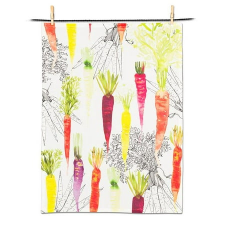 

Abbott Collections AB-56-KT-BL-09 20 x 28 in. Heirloom Carrots Tea Towel Multi Color