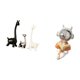 thumbnail image 5 of Figura de jirafa creativa moderna de cerámica para escritorio, oficina, estantería, dormitorio, chimenea, mesa, centro de mesa, decoración, 5 of 8