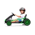 thumbnail image 3 of Go Kart eléctrico infantil 24V para niños 8-12 años - Motores dobles 300W - Batería 9Ah - Velocidad hasta 13km/h - Drift seguro y arranque suave - Música y claxon - Pantalla de batería - Hasta 70kg, 3 of 7