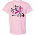 thumbnail image 3 of Inktastic Breast Cancer Awareness Her Fight is Our Fight T-Shirt, 3 of 5