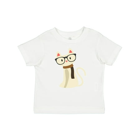 

Inktastic Hipster Cat Gift Baby Boy or Baby Girl T-Shirt