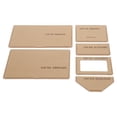 thumbnail image 2 of Acrylic Leather Pattern, Leather Templates Transparent And Clear Long Service Time Short Wallet  For DIY Leather Crafts For Wallet, 2 of 8
