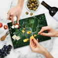 thumbnail image 5 of Rainforest Cutting Board, Tropical Rainforest Preservation Humidity Palm Tree Wild Environment Misty Nature, Decorative Tempered Glass Cutting and Serving Board, Small Size, Green, by Ambesonne, 5 of 5