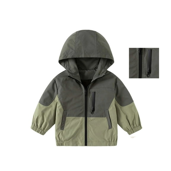 Kid Boys Clothes Kids Windbreaker Zip Up Jacket Boys Lightweight Jacket Fall Jacket Kids Clothes Girls Size 5-6 Years
