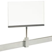 Rectangular Retail Rack 7" x 11" Acrylic Frame Magnetic Sign Holder Card Display, 10.4" H, 5 Pack