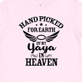 thumbnail image 4 of Inktastic Handpicked for Earth by My Yaya in Heaven with Angel Wings Boys or Girls Baby T-Shirt, 4 of 5