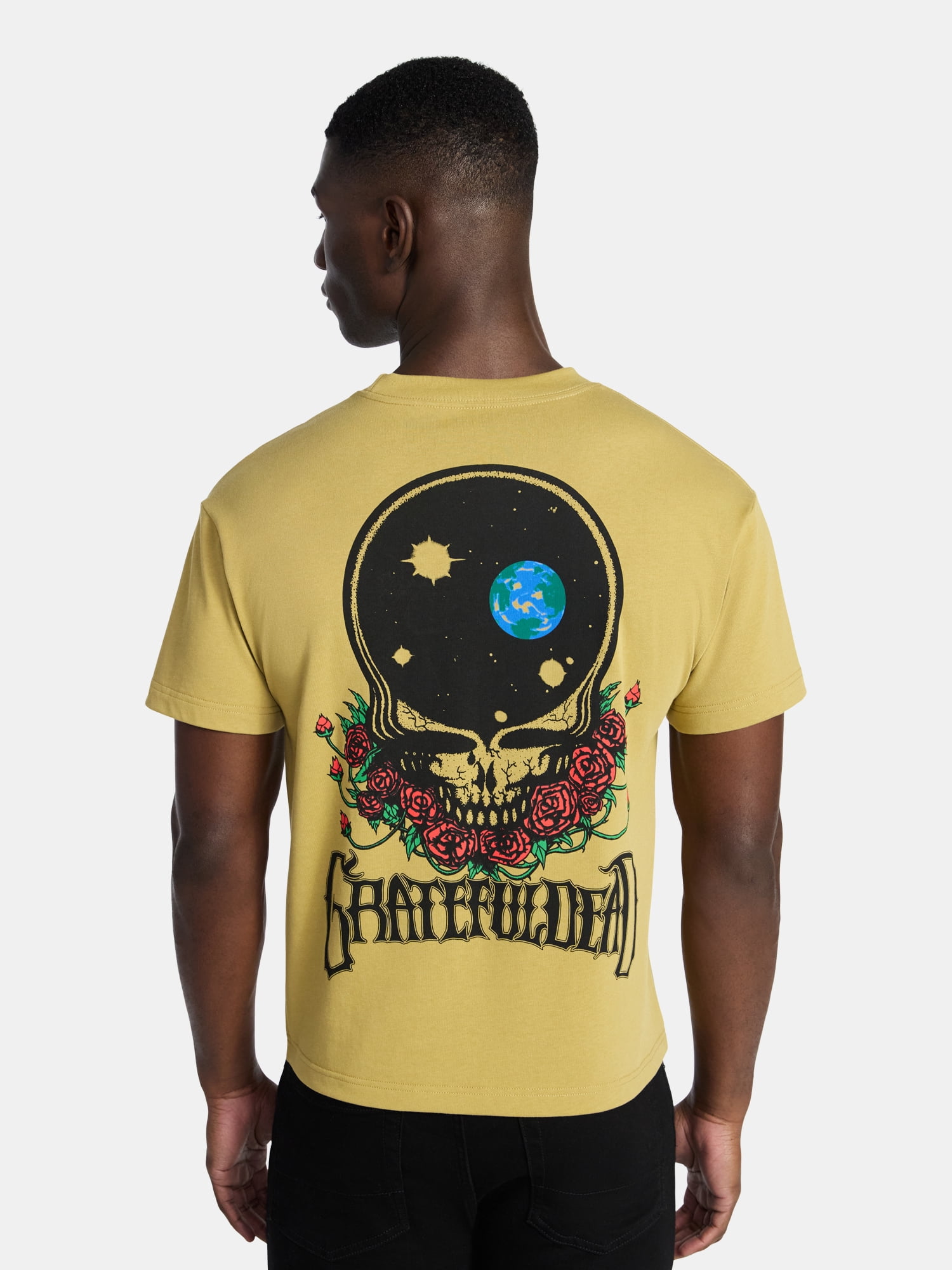 Grateful Dead Men's and Big Men's Boxy Fit Graphic Tee, Sizes XS-3XL
