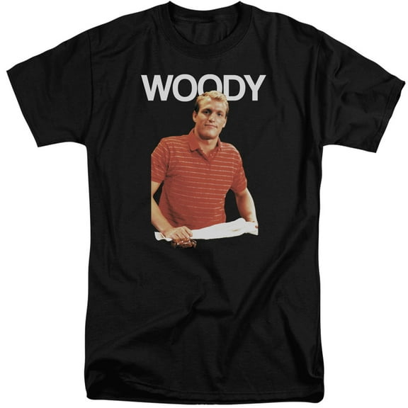 Cheers Woody Adult Tall T-Shirt Black