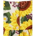 thumbnail image 2 of Vestido Gymboree para niños pequeños, manga corta, casual, girasoles, talla 7, 2 of 2