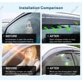 thumbnail image 5 of Window Visor Vent Shade Rain Guards Mugen Style For 2014-2018 Toyota Corolla 4pc, 5 of 7