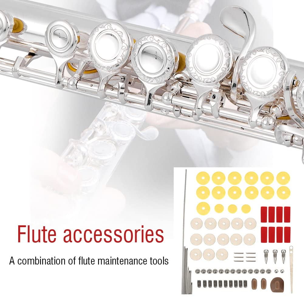Flute Repair Parts Set Tools Kit Practical DIY Repair Maintenance Kit