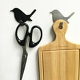 thumbnail image 2 of MLINS Adhesive Wall Hooks for Home Use Reusable Stainless Steel Birds Hangers 4 Pieces Dark Grey, 2 of 8