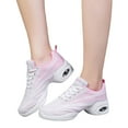 thumbnail image 4 of Women's Sneakers Sports Jazz Shoes for Women Athletic Dance Training Footwear with Air Cushion Design and Lace Closure Fitness Sneakers, 4 of 9