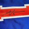 thumbnail image 2 of Framed Autographed/Signed Amare Stoudemire 35x39 New York Blue Basketball Jersey Beckett BAS COA, 2 of 2