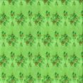 thumbnail image 1 of Ahgly Company Machine Washable Indoor Square Transitional Emerald Green Area Rugs, 4' Square, 1 of 7