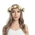 thumbnail image 3 of MSJUHEG Crown of Thorns Headpiece,Flower Headpiece,Flower Headband,Fairy Crown,Flower Crown,Garland Wreath Flower Floral Hair Crown Headband Multi-color One Size, 3 of 7