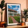 thumbnail image 3 of Historic Barracks - Baltimore Maryland Photography Black Framed Wall Art Print 24 x 36 inches, 3 of 8