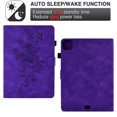 thumbnail image 3 of GSFY Case for 2024 iPad Air 11 Inch 6th Gen (M2), Smart PU Leather Wallet Stand Protective Shell Auto Sleep Wake for iPad Air 11 6th/ iPad Air 10.9 4th &5th/ iPad Pro 11 (2018-2022), Purple FLOWER, 3 of 8