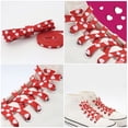 thumbnail image 3 of 2 pares de cordones planos con forma de corazón para zapatos de lona, blancos, 3 of 6