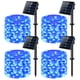 thumbnail image 1 of Guirnalda de luces solares JMEXSUSS, paquete de 4, 100 LED azules, 10 m, IP65, 1 of 8