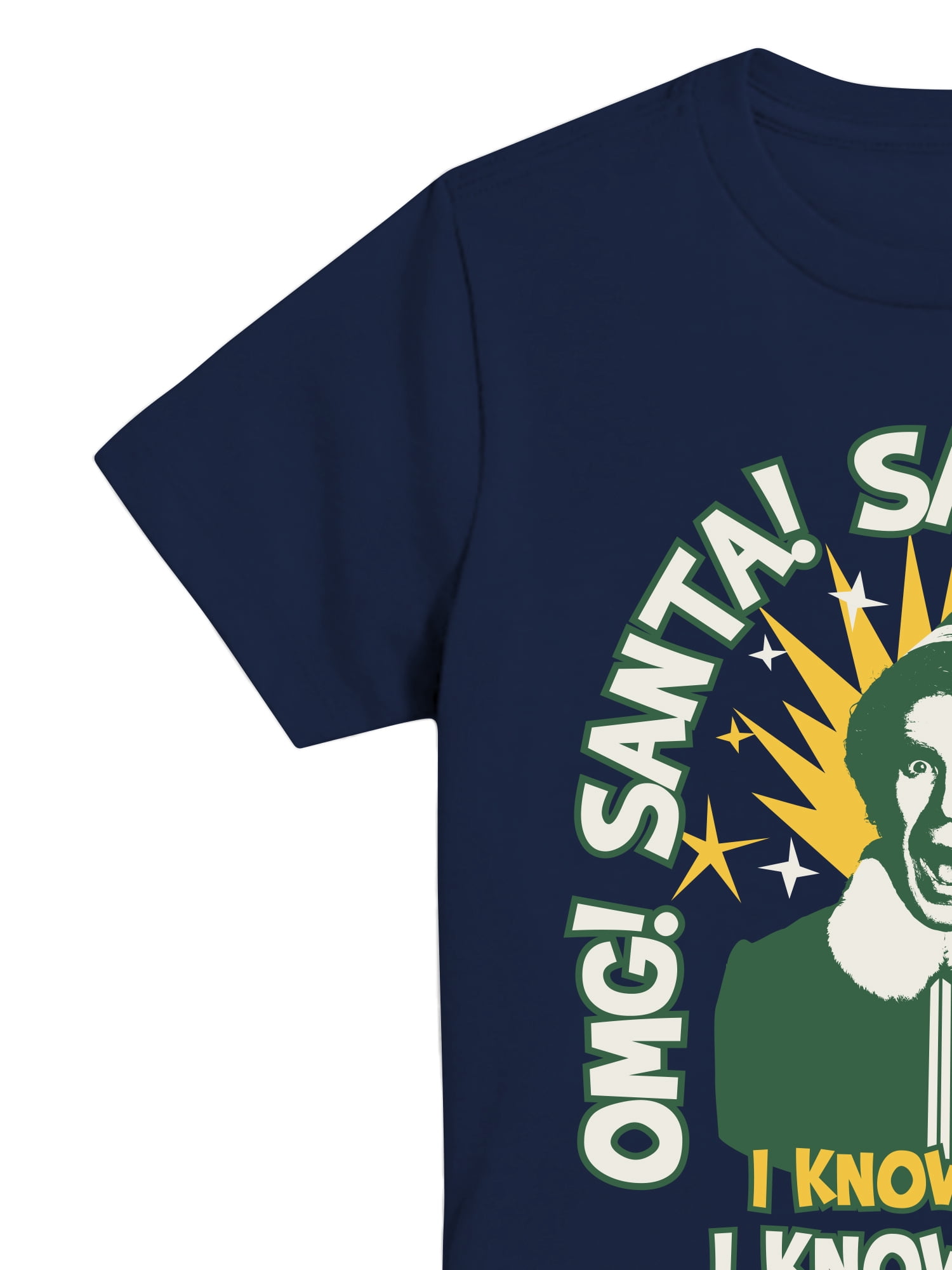 Elf Santa's Friend, Boys Graphic Crew Neck Short Sleeve T-Shirt, Sizes XS-3X (Little Boys & Big Boys)