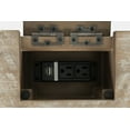 thumbnail image 4 of Jofran Rustic Shores Coastal Style Distressed Acacia USB Charging Desk, 4 of 8