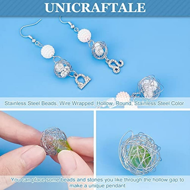 Round Crystal Cage Earrings Round Crystal Cage Earrings