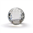 thumbnail image 1 of Boule de Verre Géométrique Déco Home, 1 of 1