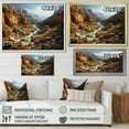 thumbnail image 4 of Designart "Muted Spectacle Canyon Photo art painting II" Landscapes Floater Framed Canvas Wall Art, 4 of 7