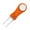 Orange, variant on UDIYO Golf Pitchfork Putting Anti-oxidation Heavy-duty Golf Parts Golf Training Aids Pitchfork Tool for Training