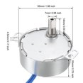 thumbnail image 3 of Electric Synchronous Synchron Motor 100-127 VAC 50-60Hz CCW/CW 4W 30-36RPM, 3 of 4